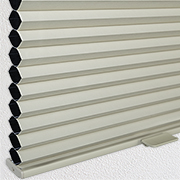 Blackout 1/2" Cellular Honeycomb Shades Alabaster
