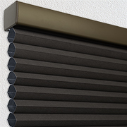 Blackout 1/2" Cellular Honeycomb Shades Dark Chocolate