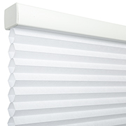 Cordless 1/2" Cellular Shade Light Filtering Cotton White