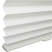 Pleated 1/2" Matte Plane Light Filtering Window Shades Antique