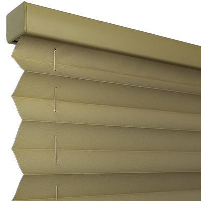 Pleated 1/2" Matte Plane Light Filtering Window Shades