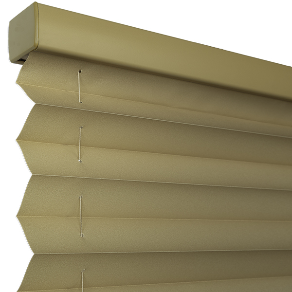 Pleated 1/2" Matte Plane Light Filtering Window Shades